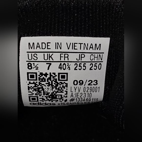 Adidas Women's Bravada 2.0 Shoes 'Black/White" Size 8 1/2 - Picture 5 of 6